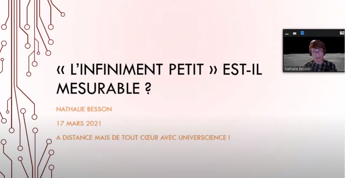 L'infiniment petit est-il mesurable?